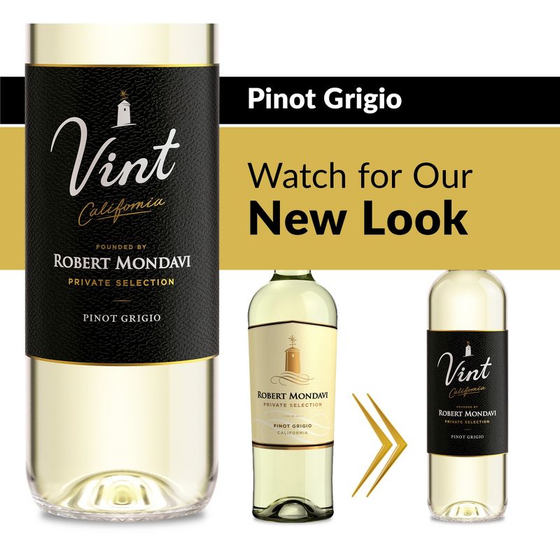 Robert Mondavi Private Selection Pinot Grigio White Wine - 750ml Bottle, 4 of 17