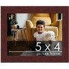 PosterPalooza | Photo Size Minimalist Brown Picture Frame - UV Acrylic, Foam Board Backing, Hanging Hardware - 2 of 4