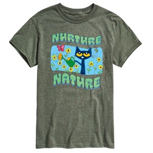 Men's - Pete the Cat - Nurture Nature Short Sleeve Graphic T-Shirt - 1 of 4