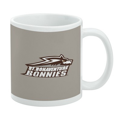 St. Bonaventure University Bonnies Logo Ceramic Coffee Mug Novelty Gift Mugs for Coffee Tea and Hot Drinks 11oz White
