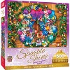 MasterPieces 500 Piece Glitter Christmas Jigsaw Puzzle - Ornament Wreath - 2 of 4
