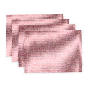 Solino Home Striped Linen Placemats | Narrow Stripe - 1 of 4