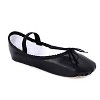 Freestyle by Danskin Girls' Ballet Slippers - Black - image 2 of 4