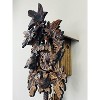 One Day Musical Cuckoo Clock – 18 in – Hand-Carved Birds and Leaves – River City Clocks - 3 of 4