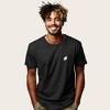 Dalix Ghost Embroidered Soft Cotton Short Sleeve T Shirt Mens - 4 of 4