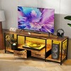 LOVSON LED TV Stand with Power Outlets & Fabric Drawers for 65-75 Inch TVs | Versatile Use in Living Room and Bedroom - 4 of 4
