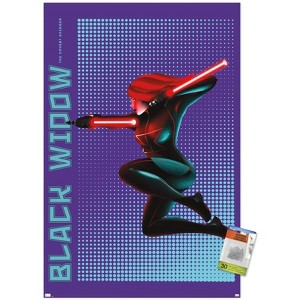 Trends International Marvel Shape of a Hero - Black Widow Unframed Wall Poster Prints - 1 of 4