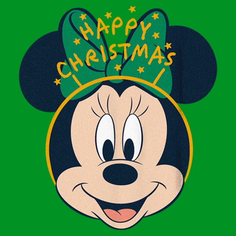 Boy's Minnie Mouse Happy Christmas Headband T-Shirt, 2 of 5