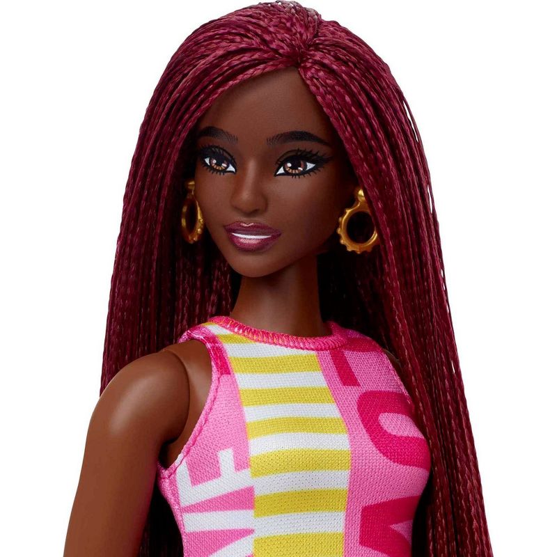 Barbie Fashionistas Doll #186 - Sleeveless Love Dress, 4 of 12