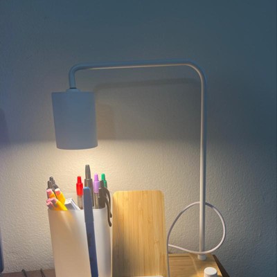 Desk Lamp With Wireless Charging And Storage Compartment (includes Led  Light Bulb) - Brightroom™ : Target