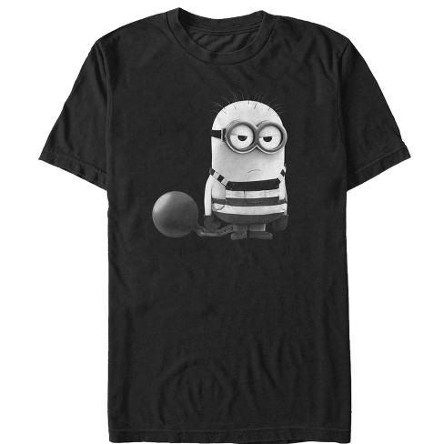 Men's Despicable Me 3 Minion Grumpy Prisoner T-shirt - Black - Medium ...