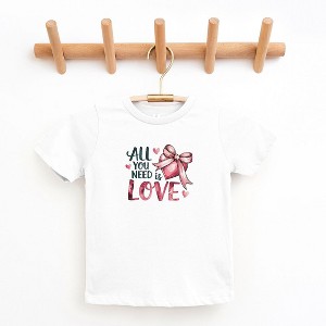 The Juniper Shop All You Need Is Love Coquette Youth Short Sleeve Tee - 1 of 3