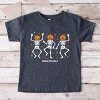 SmileyWorld Dancing Skeleton Pumpkins - Youth Short Sleeve Graphic T-Shirt and Toddler Short Sleeve Graphic T-Shirt - 2 of 3
