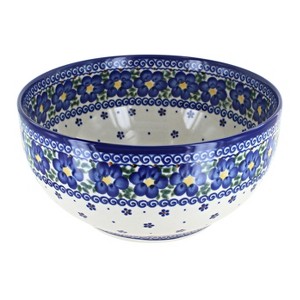 Blue Rose Polish Pottery 75 Vena Large Mixing Bowl - 1 of 1