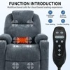 KTMBDW Power Lift Recliner Chair Electric Lift Recliner for Elderly Lift Recliner Chair with Cup Holders USB Type-C Ports for Living Room - 2 of 4
