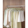 30-Pack Pants Hangers, 16.7-Inch Long Velvet Hangers with Adjustable Clips,  Heavy-Duty, Non-Slip Skirt Hangers, Velvet Pants Hangers - 2 of 4