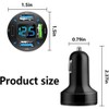 TruAIR Fast Car Charger with Voltmeter - 3 of 4