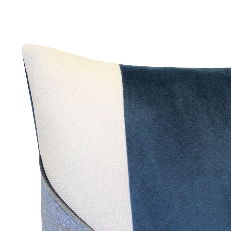 20&#34;x20&#34; Oversize Angular Cool Color Block Square Throw Pillow - Edie@Home, 4 of 7