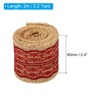 Unique Bargains Soft Wrapping Decoration Burlap Fabric Ribbon Lace Roll 2 Pcs - 2 of 4