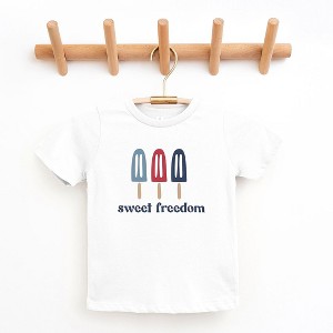The Juniper Shop Sweet Freedom Popsicles Toddler Short Sleeve Tee - 1 of 2