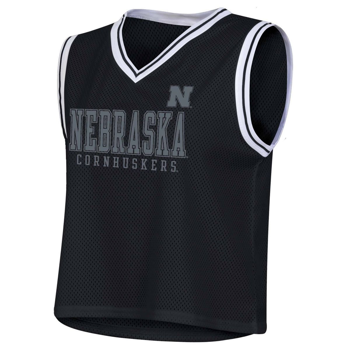 NCAA Nebraska Cornhuskers Women's Black Jersey Tank Top