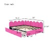 NicBex Twin Size Upholstered Daybed,Velvet Sofabed with 2 Drawers and Headboard for Bedroom,Living Room,Apartment - 3 of 4