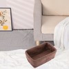 REGALWOVEN Odorless Cotton Rope Handcrafted Compact Size Multiple Use Open Storage Bins 3 Pcs - 4 of 4