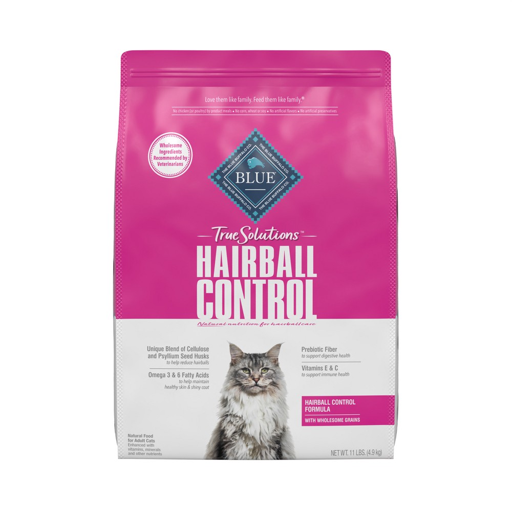 Photos - Cat Food Blue Buffalo True Solutions Indoor Hairball Adult Cat Chicken Dry  