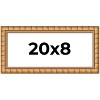 PosterPalooza | 20x8 Modern Bamboo Picture Frame, UV Acrylic, 5 Finishes - 2 of 4