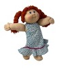 Doll Clothes Superstore Handmade Blue Flower Dress Fits 15 and also 16 Inch Cabbage Patch Kid Dolls - 3 of 4