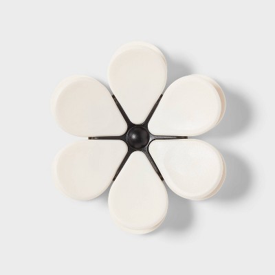 6pc Flower Magnetic Chip Bag Clip Set White - Room Essentials™
