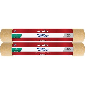Wooster Genuine 18" American Contractor 3/4" Nap Roller Cover 2-Pack # R364-18-2PK - 1 of 1