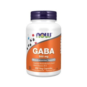 GABA 500 mg by Now Foods  -  200 Capsule - 1 of 2