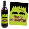 Big Dot of Happiness Trick or Treat - Halloween Party Decorations for Women and Men - Wine Bottle Label Stickers - Set of 4 - 4 of 4