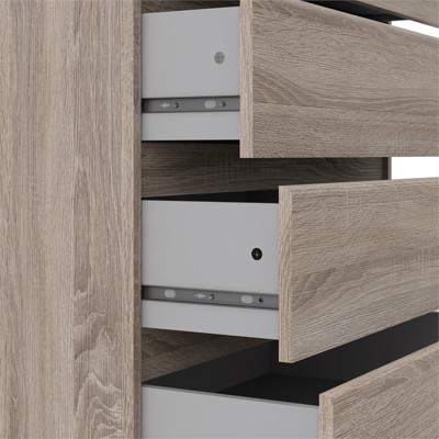 Scottsdale Truffle Gray 5-Drawer Engineered Wood Chest