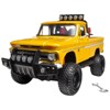 1966 Chevrolet C10 Fleetside Pickup Truck Off Road Yellow 1/24 Diecast Model by Motormax - 2 of 3