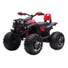 Aosom 12V Kids ATV Ride-on Four-Wheeler Toy Car with Music, Realistic Headlights, Wide Wheels, Rechargeable Battery-Powered for Boys Girls - 4 of 4