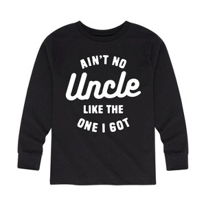 Boys' - Instant Message - Ain't No Uncle Like The One I Got Long Sleeve Graphic T-Shirt - 1 of 4