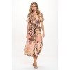 WEST K Women's Mira Flutter Sleeve Surplice Neck Georgette Midi Dress - 2 of 4