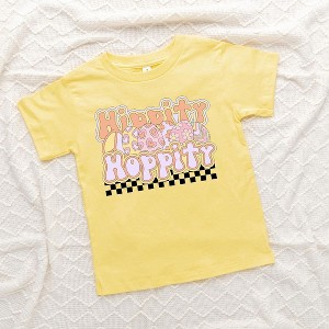 The Juniper Shop Hippity Hoppity Eggs Toddler Short Sleeve Tee - 1 of 2