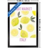 Trends International Reinders: Fruit Market - Lemons from Italy Framed Wall Poster Prints - 3 of 4