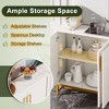 Kumasinova Modern 59" SideBoard Cabinet,Freestanding Sideboard Buffet Cabinet with 4 Doors & Metal Legs for Living Room,Kitchen,Dinning Room,White - 4 of 4