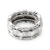 Ross-Simons 0.10 ct. t.w. Diamond Jewelry Set: 3 Stackable Eternity Bands in Sterling Silver - 4 of 4