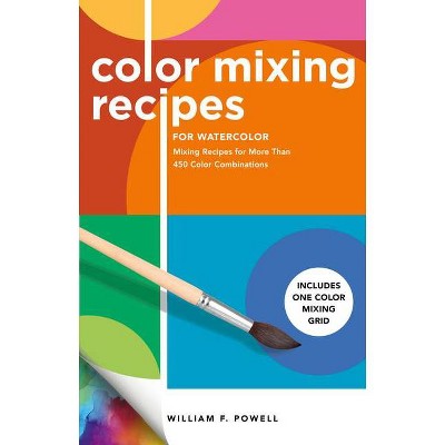 Color Mixing Recipes for Watercolor - by  William F Powell (Paperback)