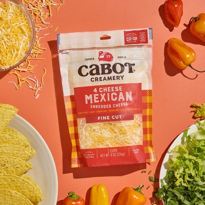 Cabot Creamery 4 Cheese Mexican Shred - 8oz