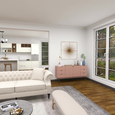 Gold Metal Starburst Large 3D Wall Sculpture with Square Frame