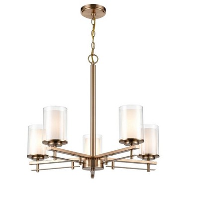 Millennium Lighting Huderson 5 - Light Chandelier in  Modern Gold