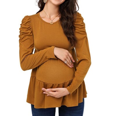LXT-Maternity Shirts Maternity Tunic Blouse Tops