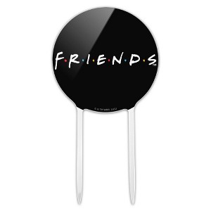 Friends Logo White Acrylic Cake Topper - 1 of 4