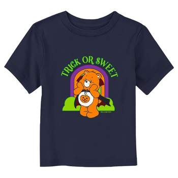 Care Bears Halloween Trick-Or-Sweet Vampire  T-Shirt - Navy Blue - 2T